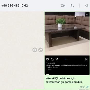 PttAVM Bahçe Mobilyası Hayal Kırıklığı