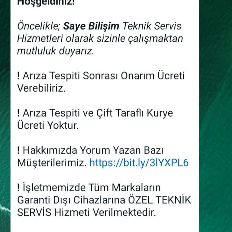 Saye Bilişim Teknik Servis Güven Bunalımı