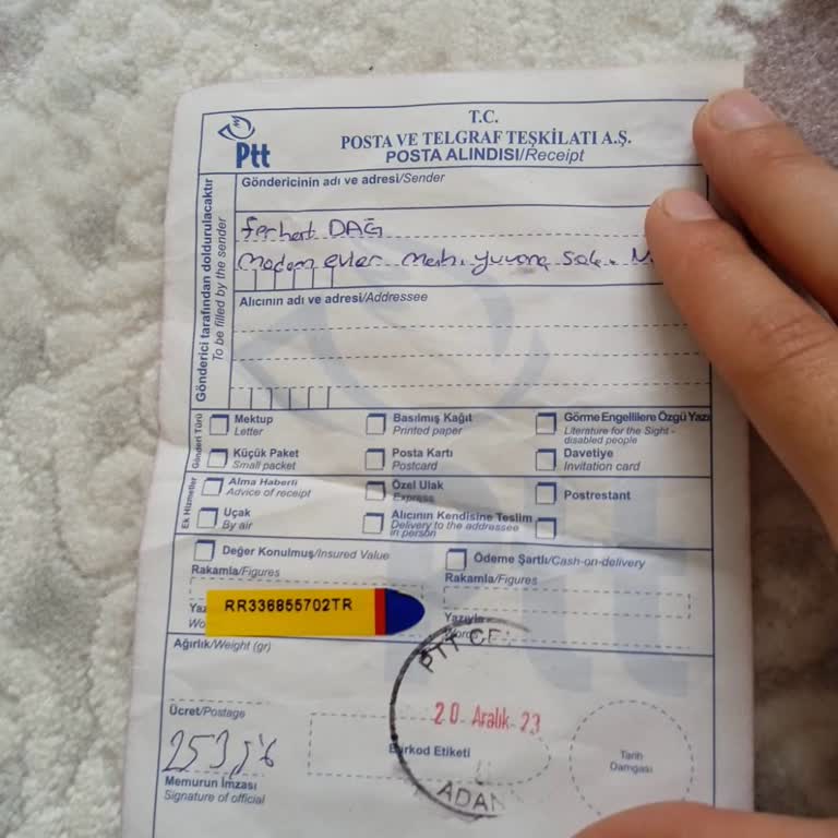 PTT Kargo Kargom Gönderdiğim Adrese Ulaşmadı
