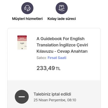 Hepsiburada İngilizce Çeviri Kılavuzunun Kendisi Yok! Sadece Cevap Anahtarı Var!?