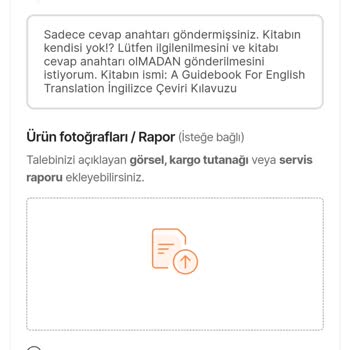Hepsiburada İngilizce Çeviri Kılavuzunun Kendisi Yok! Sadece Cevap Anahtarı Var!?