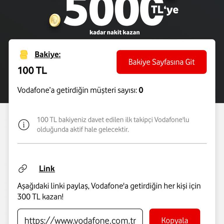 Vodafone Link At Kazan Kampanyası Ödemesi Yapılmadı
