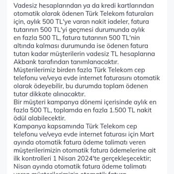 Akbank Kampanyaları Neden Uygulamıyor?