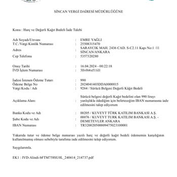Sincan Vergi Dairesi İademi Yapmıyor 11 Gün Oldu