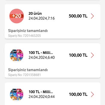 Vodafone Şansını Kazı Mağduriyet