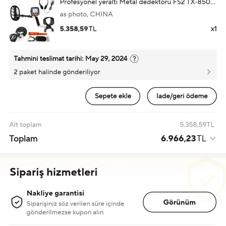 Aliexpress Ürün Gümrükte Kaldı