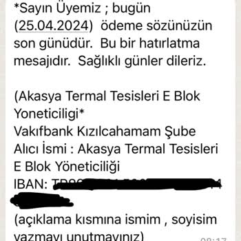 Akasya Vadisi Devremülk Yıldatı Aşırı Derece Yüksek