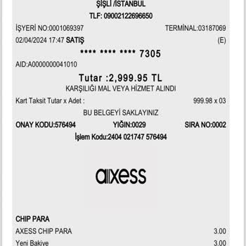 Adil Işık Group AdL Kartımdan Yanlışlıkla 2 Kere Çekim Yaptı Ve İade Etmiyor