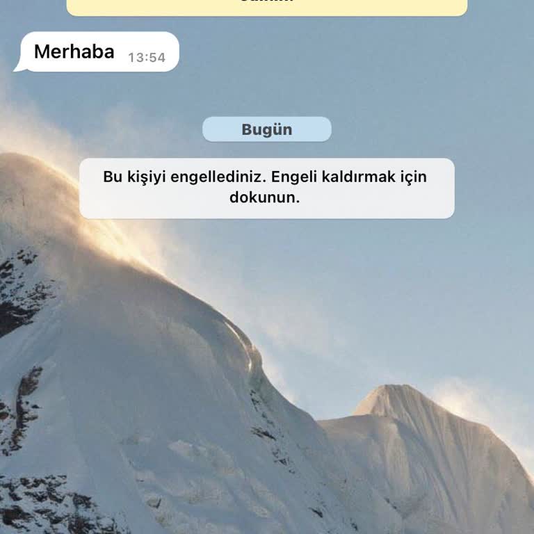 WhatsApp Yabancı Numaradan Mesaj