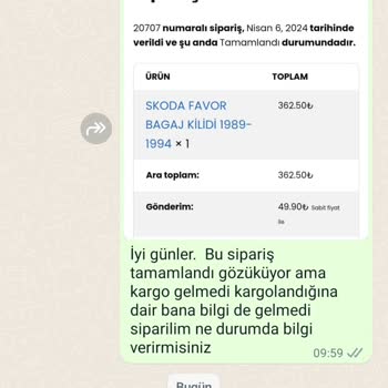 Acilyedekparca.com Skoda Favorit Bagaj Kilidi