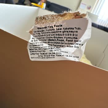 Bağ Pastanesi Muzu Çürük Pasta Satışı