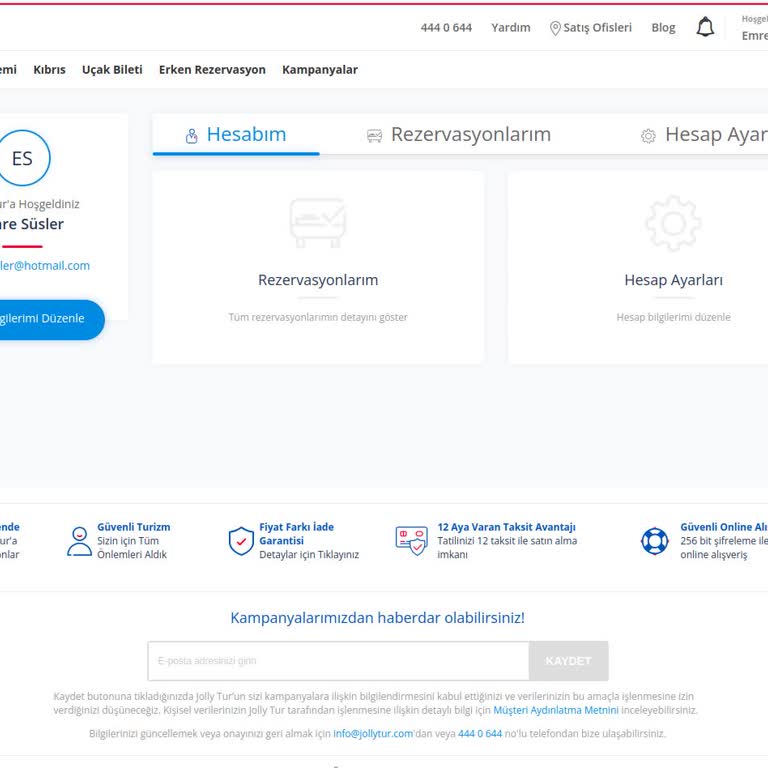 Jolly Tur Jolly Web Sitesi Ve App Çalışmıyor!