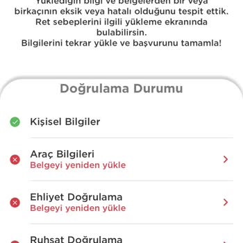 Martı Tag  Sürücü Uygulaması Red Veriyor