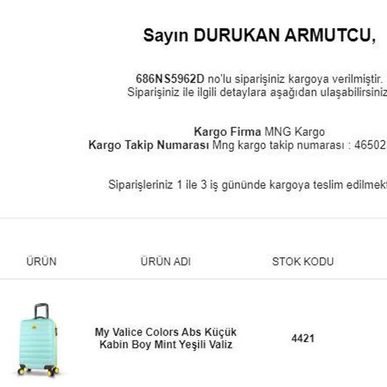 Çetinkaya Firması Takip Olmayan Kargo Problemi