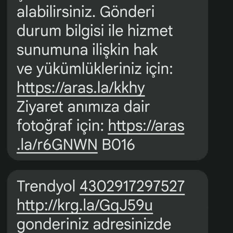 Aras Kargo Kargomu Şubeden Al Diyor Parasını Ödediğim Halde