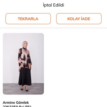 Armine İstek Dışı Sipariş İptali