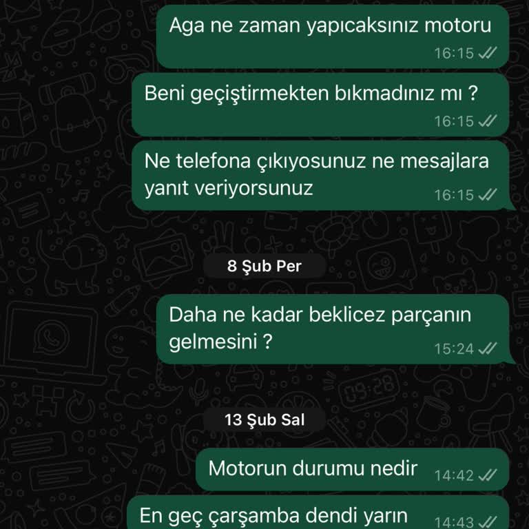 CFMOTO Motorumun Parça Bekleyişi Ve Servis Sorunu