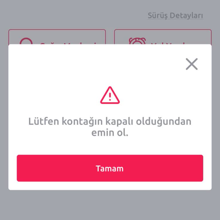 Tiktak Kirala Lütfen Kontağın Kapalı Olduğundan Emin Olun Uyarısı