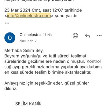 Online Lostra Ürün Yollamayın 1 Ayı Geçti Oyalıyorlar