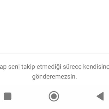 Instagram'da Hata Var Mesaj Alamıyorum
