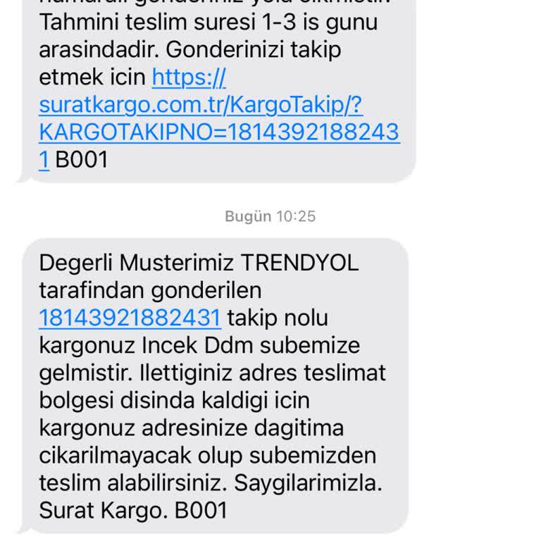Sürat Kargo Ankara İncek Ddm Şube