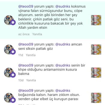 Dolap Hakaret Küfür Uygunsuz Sözler