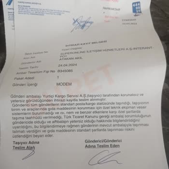 Turkcell Superonline Süper Box Modem İade Sorunu