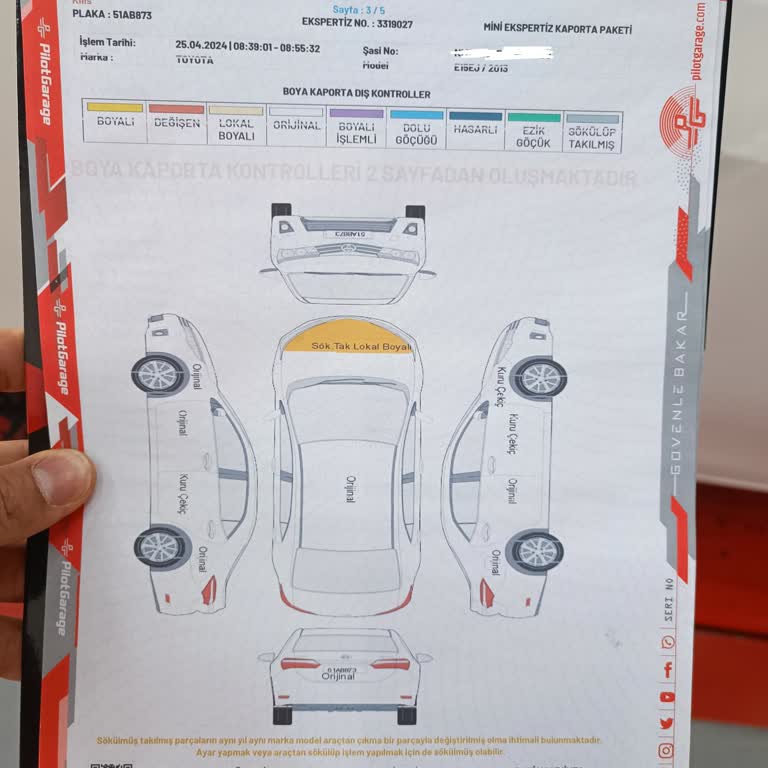 Pilot Garage Yanlış Ekspertiz Sonucu