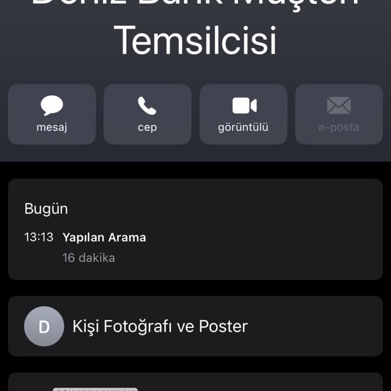 Denizbank Telefonları Asla Açmıyor