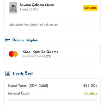 Şok Market Masa İade Süreci Hüsranı