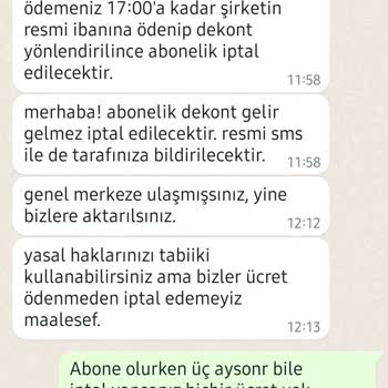 YönTürk İnternet Taahhütsüz Abonelik İptal Çıkmazı Ve İletişimsizlik