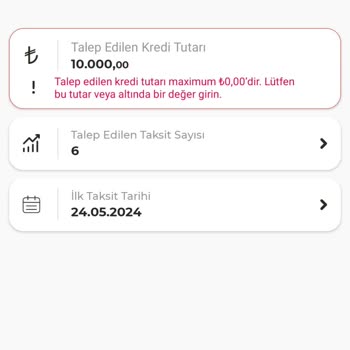 Burgan Bank On.com10 Bin TL'ye 0 Faiz
