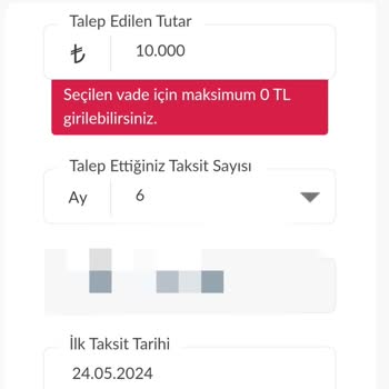 Burgan Bank On.com10 Bin TL'ye 0 Faiz