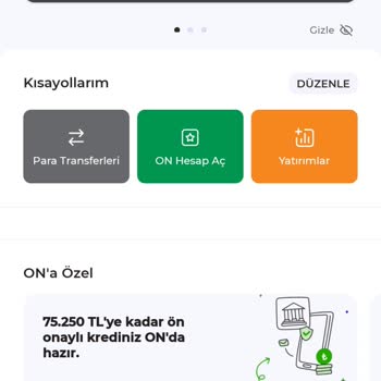 Burgan Bank On.com10 Bin TL'ye 0 Faiz