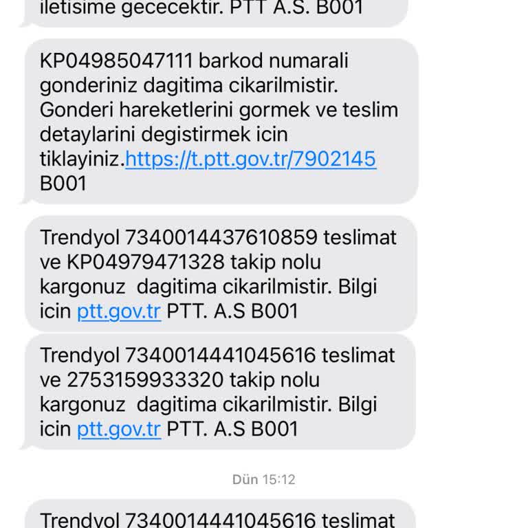 PTT Kargo Bursa PTT P. İ. M Şubesi Kargoları Getirmiyorlar
