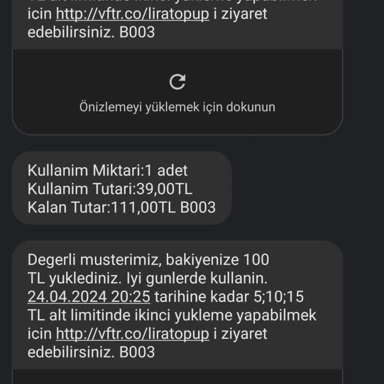 Vodafone Tl Bakiyesine Kafaya Göre Müdahale