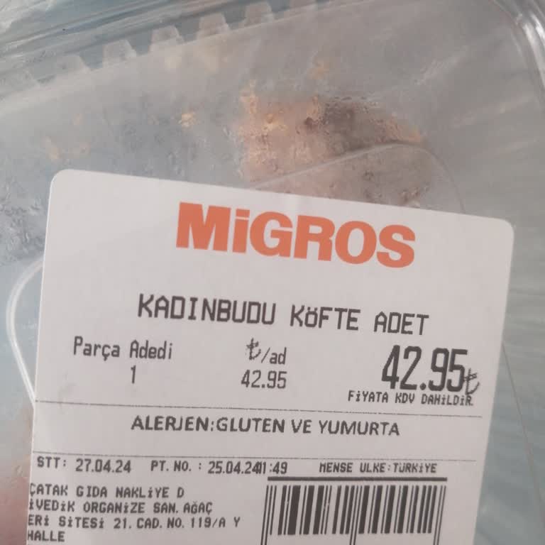 Migros Mezede Kıl Çıktı