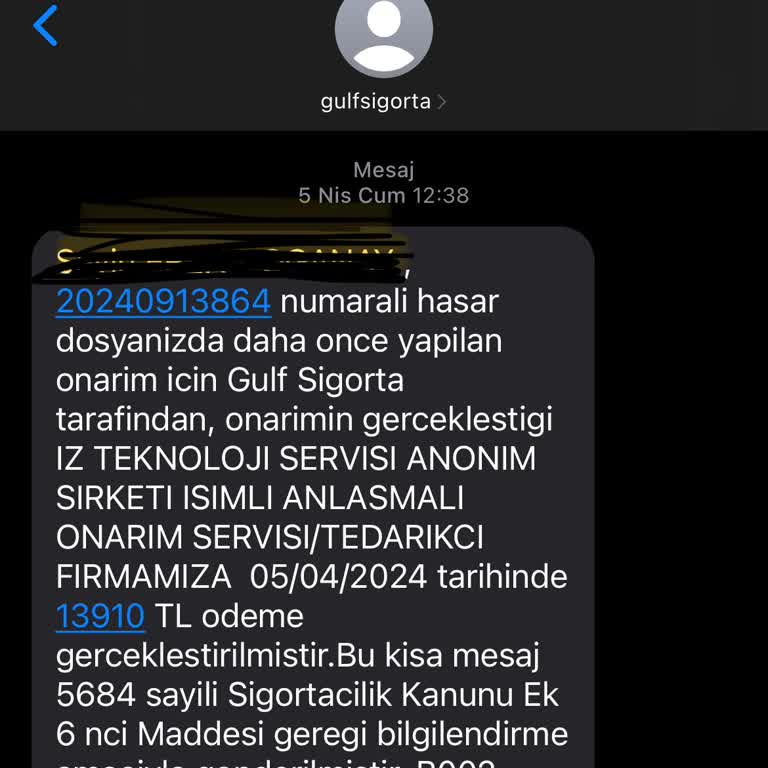Gulf Sigorta Müşterilerini Oyalıyor. 2 Aydır Televizyonum Gelmiyor.