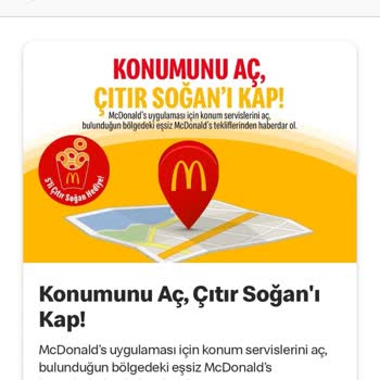 McDonald's Çıtır Soğan Hatası