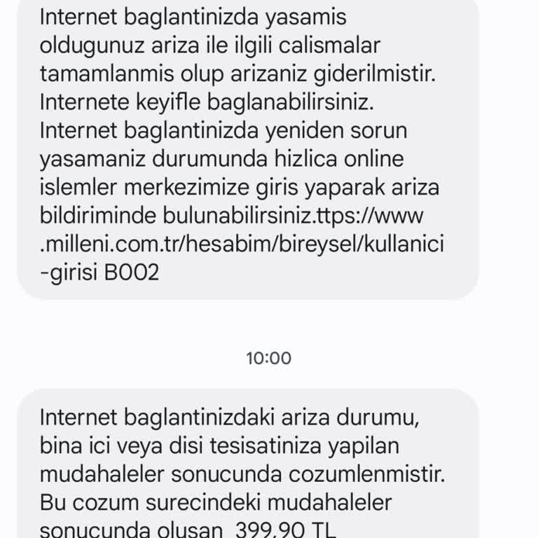 Millenicom'dan Hizmet Almanın Bedeli
