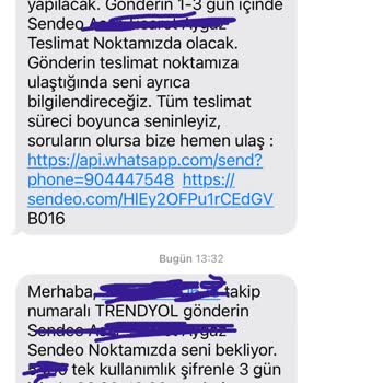 Sendeo Kargo Şirketi Ürünümü Eve Teslim Etmiyor
