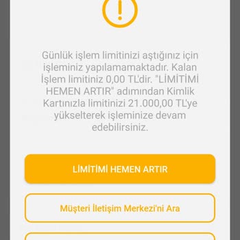 VakıfBank EFT Limit Artırma Talebi Hk