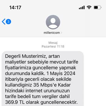 Millenicom Etik Olmayan Fiyat Yükseltmesi