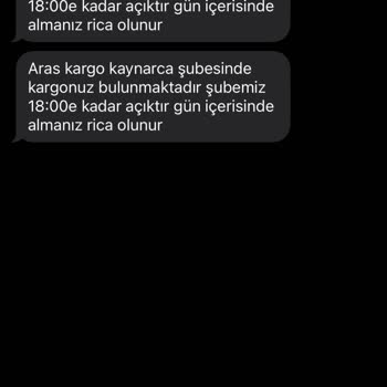 Aras Kargo Kaynarca Şubesi Sorumsuzluğu