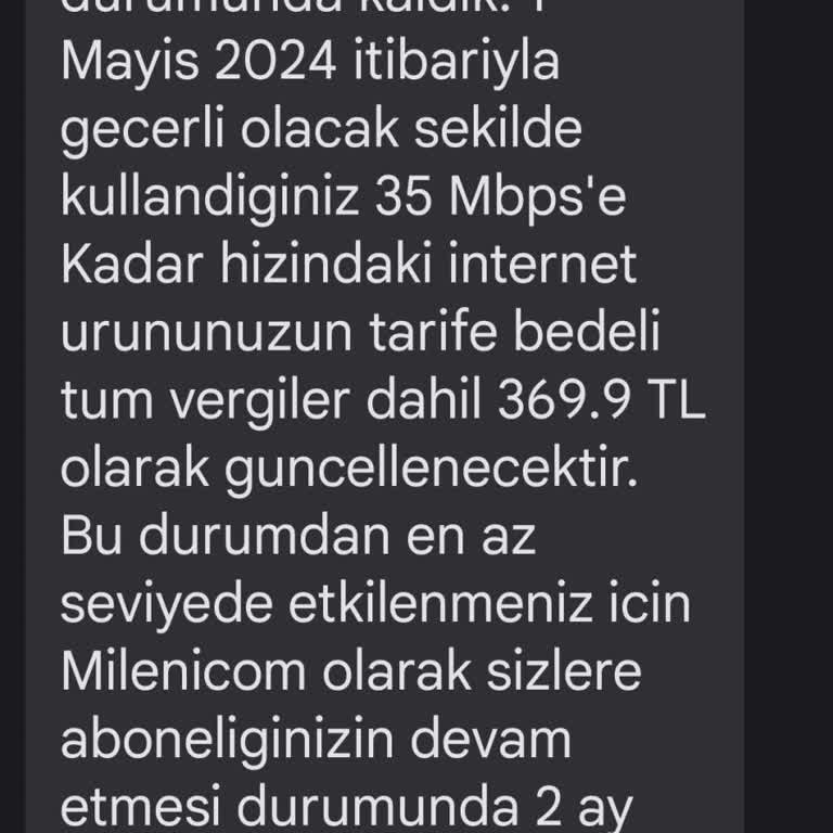 Millenicom Cayma Ve Ara Zam