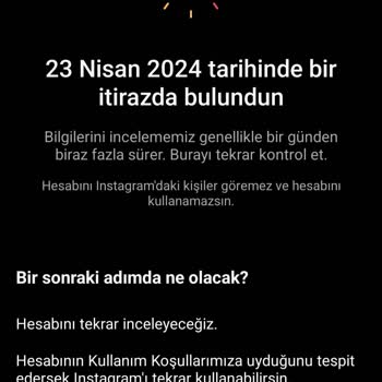 Instagram Hesabım Askıya Alındı