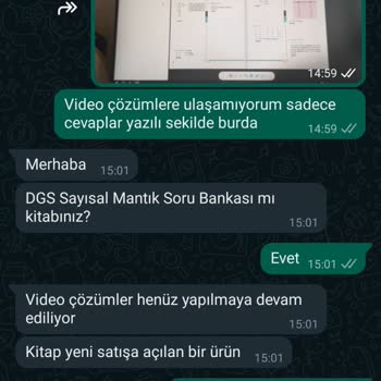 Pegem.net DGS Matematik Soru Bankası Video Çözümlü Ama Video Çözümü Yok