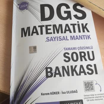 Pegem.net DGS Matematik Soru Bankası Video Çözümlü Ama Video Çözümü Yok