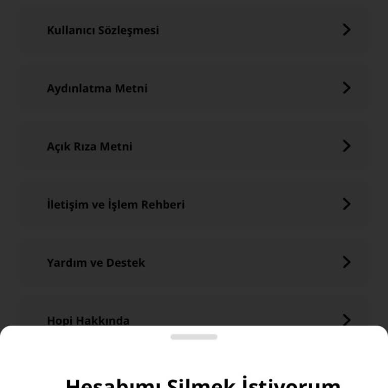 Hopi Uygulaması Kayıt Sorunu Ve Çözümsüzlük