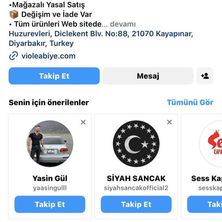 Viole Abiye Ulaşılmıyor